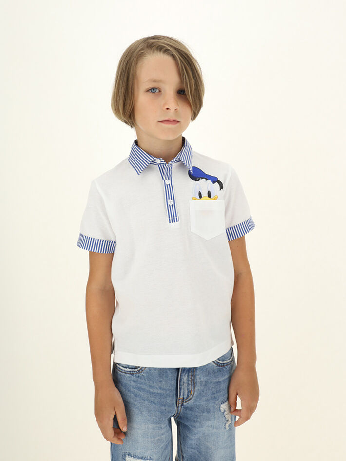 Monnalisa Bambino Abbigliamento Top e t-shirt T-shirt Polo Polo Oxford piquet 
