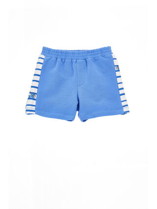 Bermuda shorts with side stripes