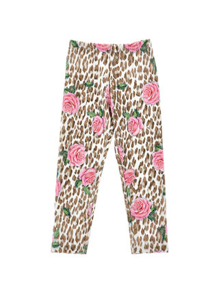 Leggings mit Rosenmuster