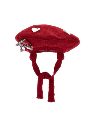 Béret en laine bouillie