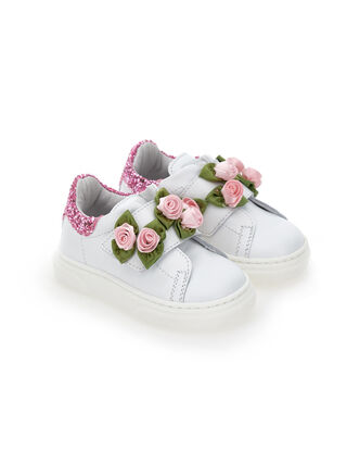 Sneakers pelle roselline