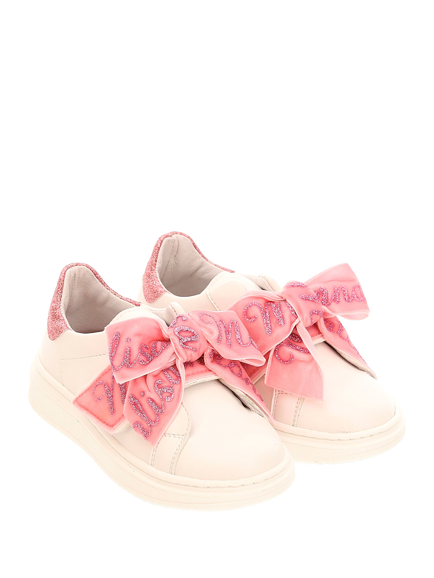 Sneakers rosa con fiocco clearance