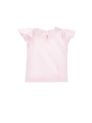 Jersey T-shirt with daisies