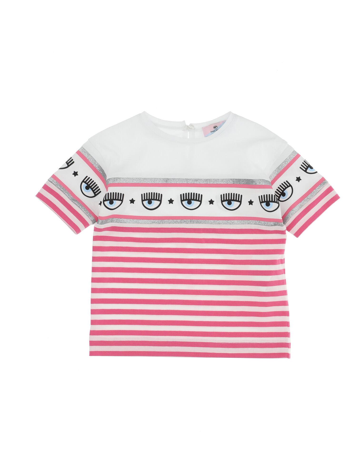 Canotta maxilogomania Monnalisa Bambina Abbigliamento Top e t-shirt T-shirt T-shirt senza maniche 