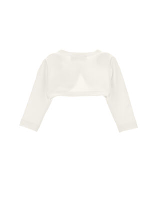 Crepe cotton cardigan