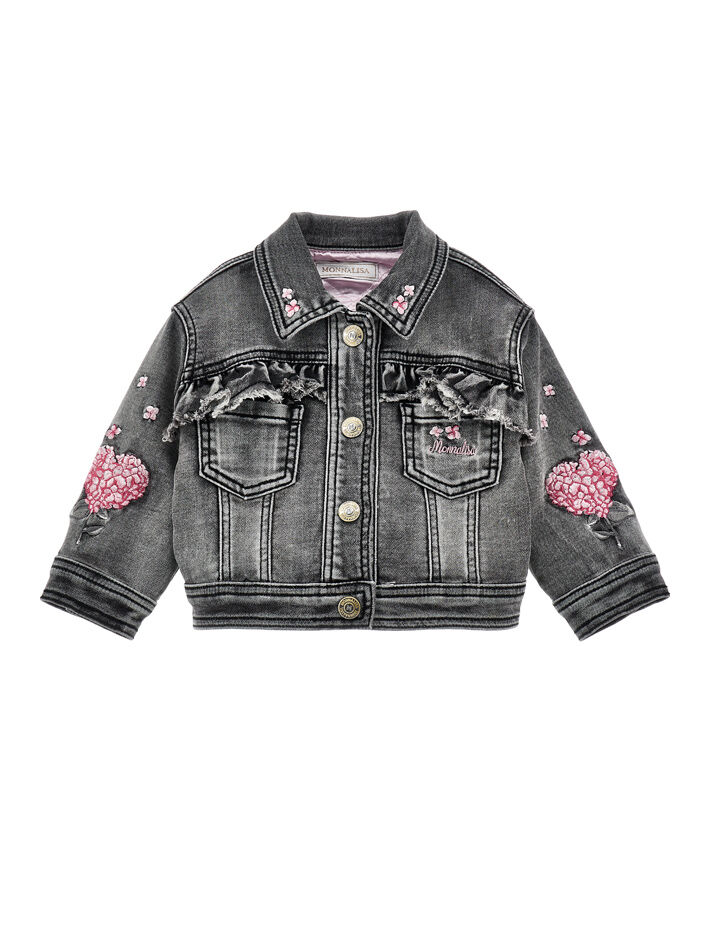 Girl Clothing Coats Jackets Denim Jackets Online Shop Monnalisa