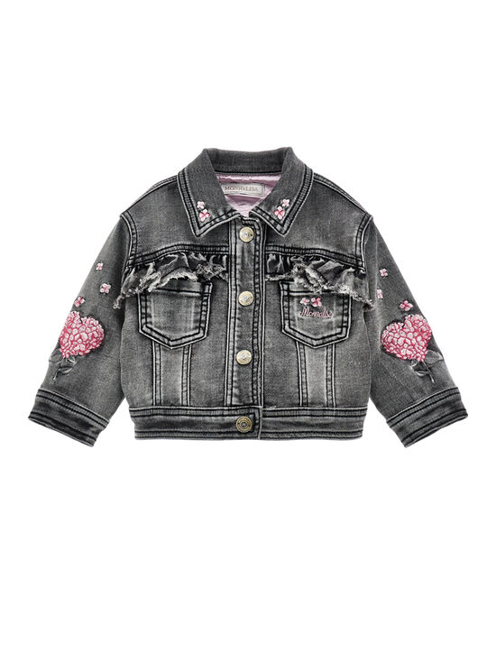 Embroidered denim jacket