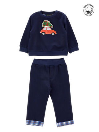 Coche completo y árbol de Navidad.