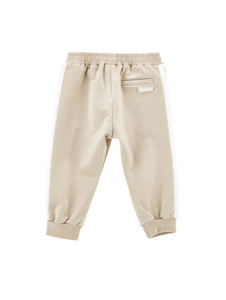 Pantalon jogger avec bandes en polaire