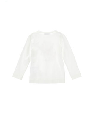 Long sleeve bow T-shirt