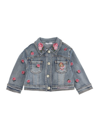 Embroidered denim jacket