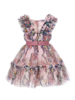Baroque rose birthday dress
