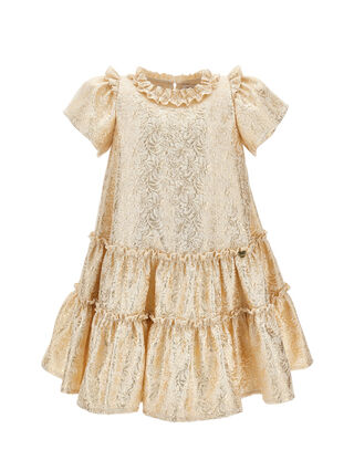 Lurex brocade dress