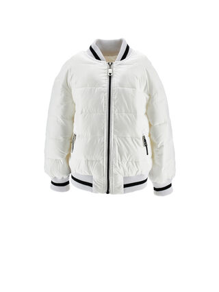 Lightweight padded bomber jacket