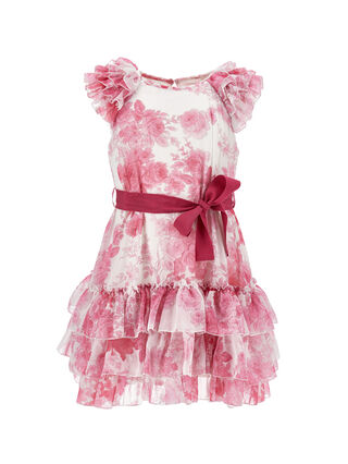 Платье из тюля с заниженной талией