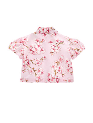 Хлопковая рубашка с большими карманами