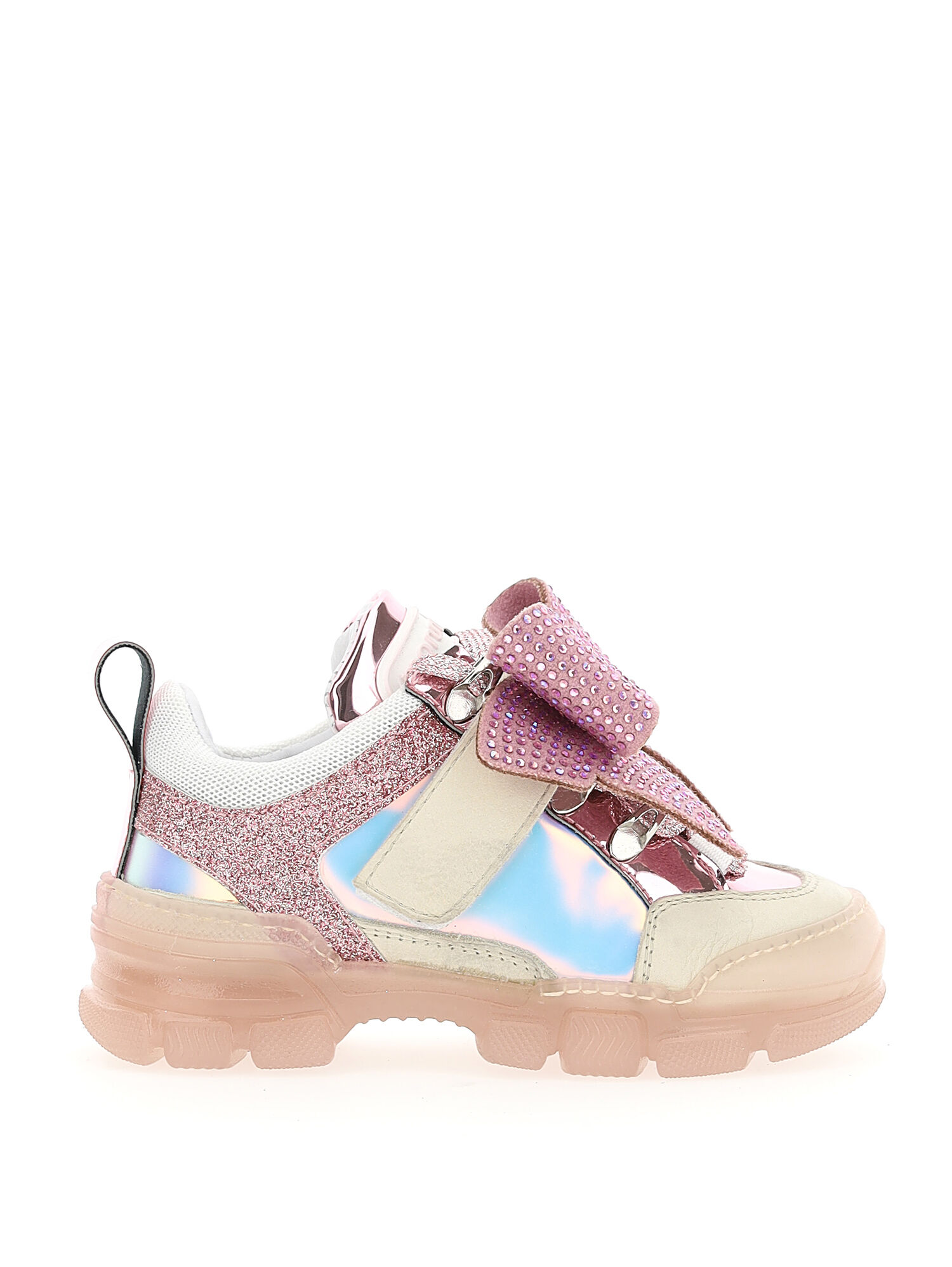 Monnalisa Bambina Scarpe Sneakers Sneakers chunky Sneakers chunky cristalli 