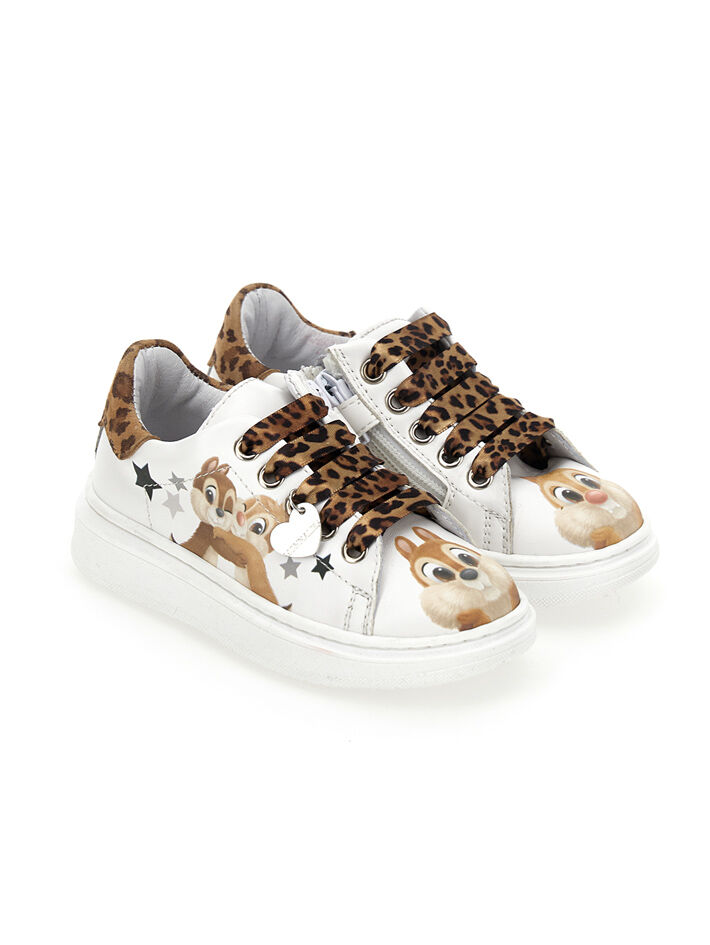 Monnalisa Bambina Scarpe Sneakers Sneakers con glitter Sneakers glitter teddy 