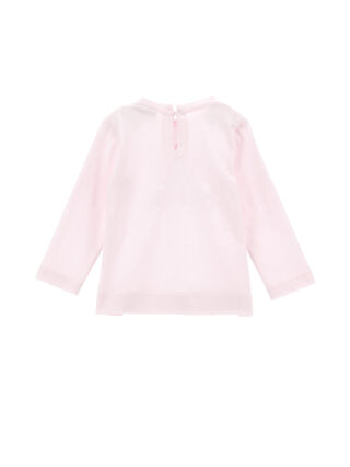 Футболка из хлопкового джерси со стразами