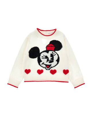 Minnie Mouse inlaid sweater
