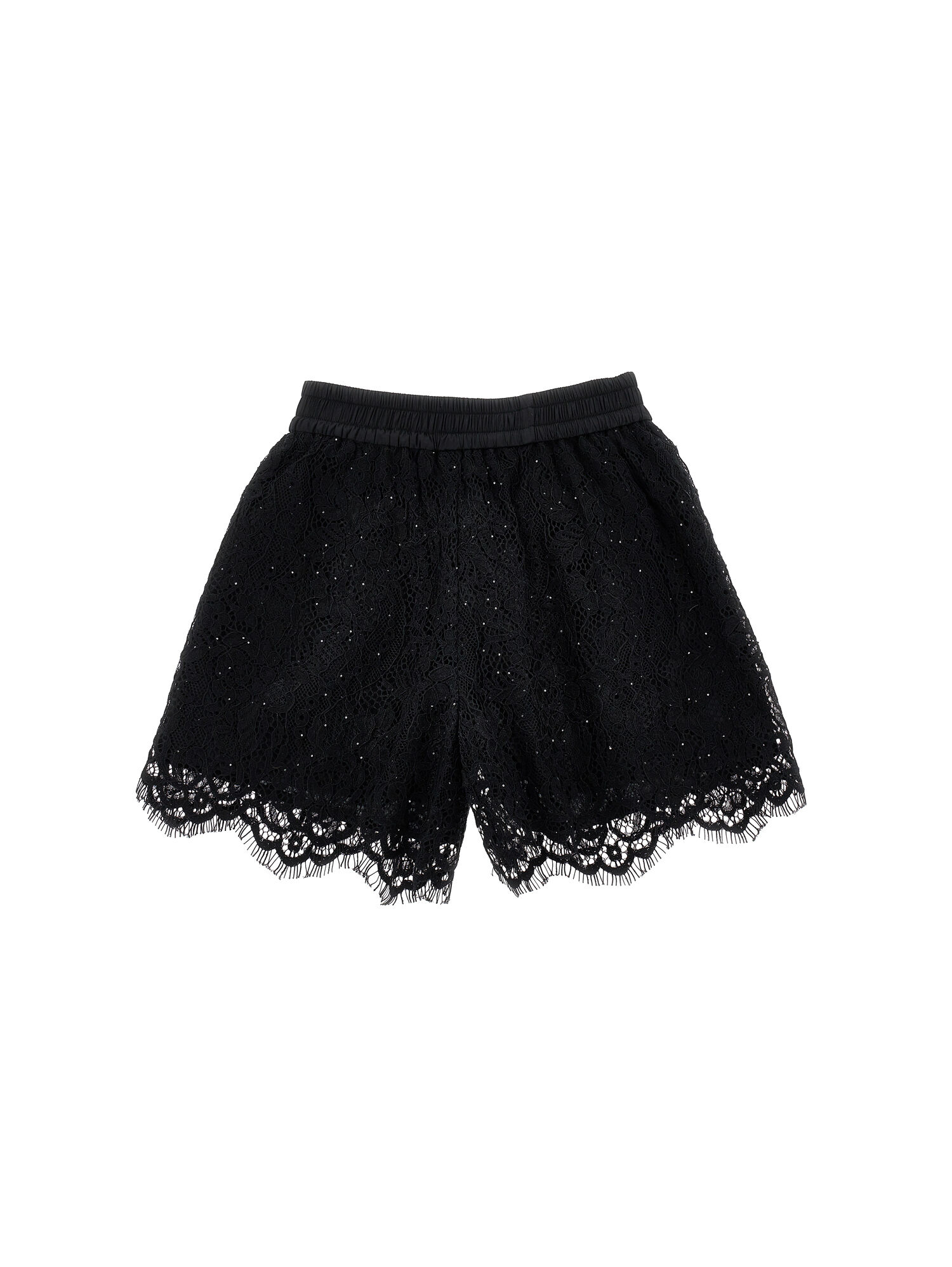 Lace shorts ladies top