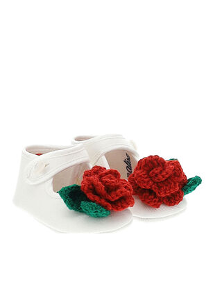 Pink Punto Milano tricot booties