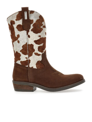 Texan ponyskin ankle boots