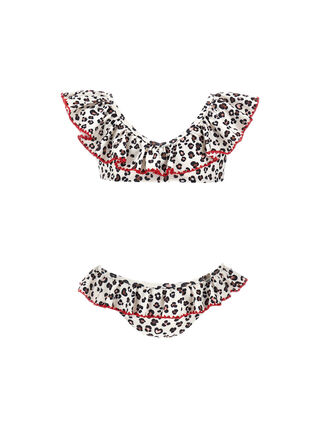 Bikini animalier con gala