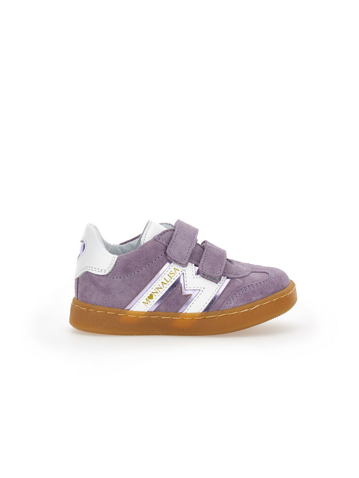 Monnalisa Minnie Mouse touch-strap sneakers - White