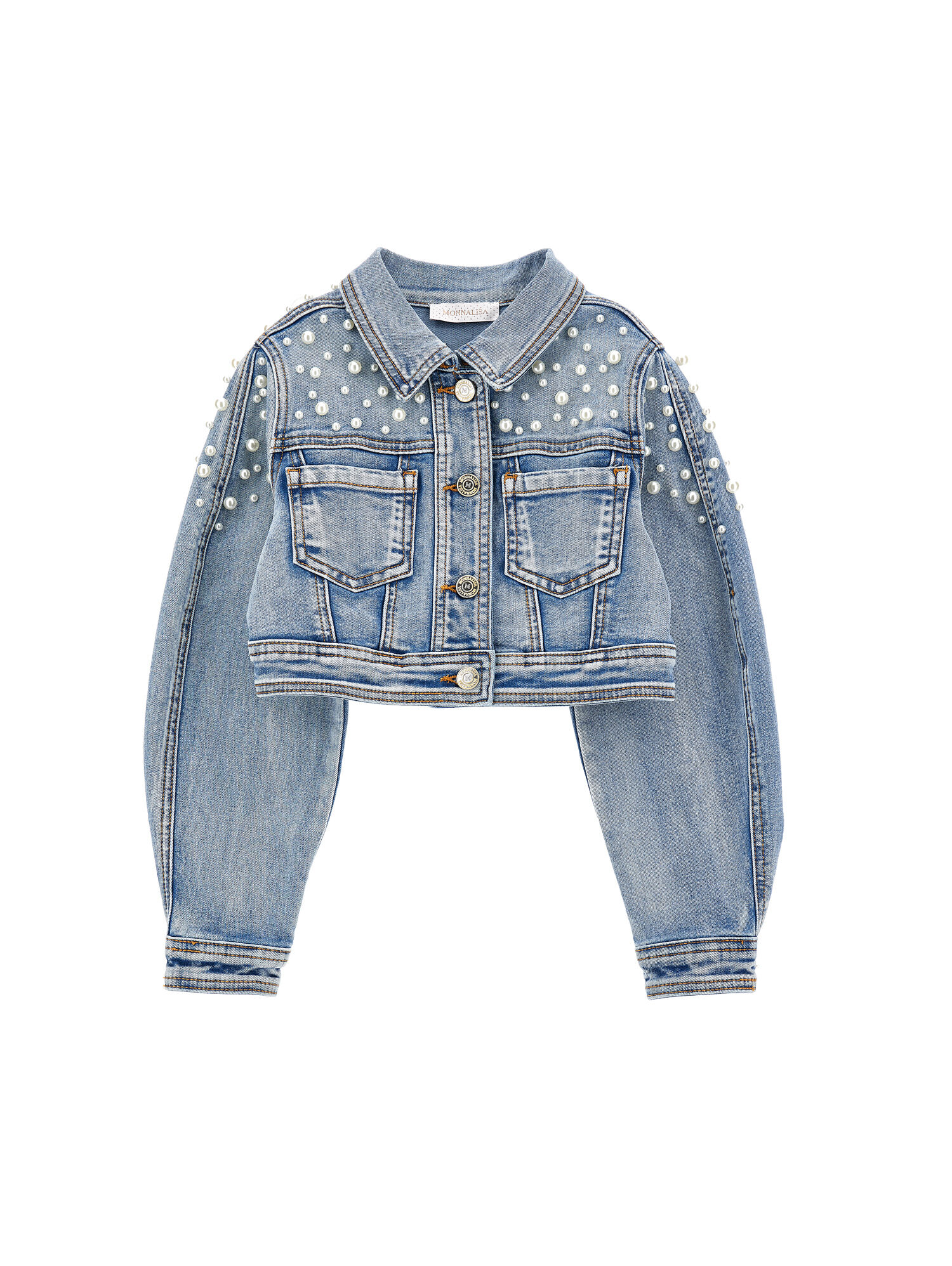Veste en jean avec des perles store