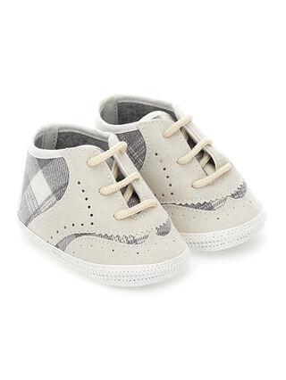 Chaussures en daim à carreaux