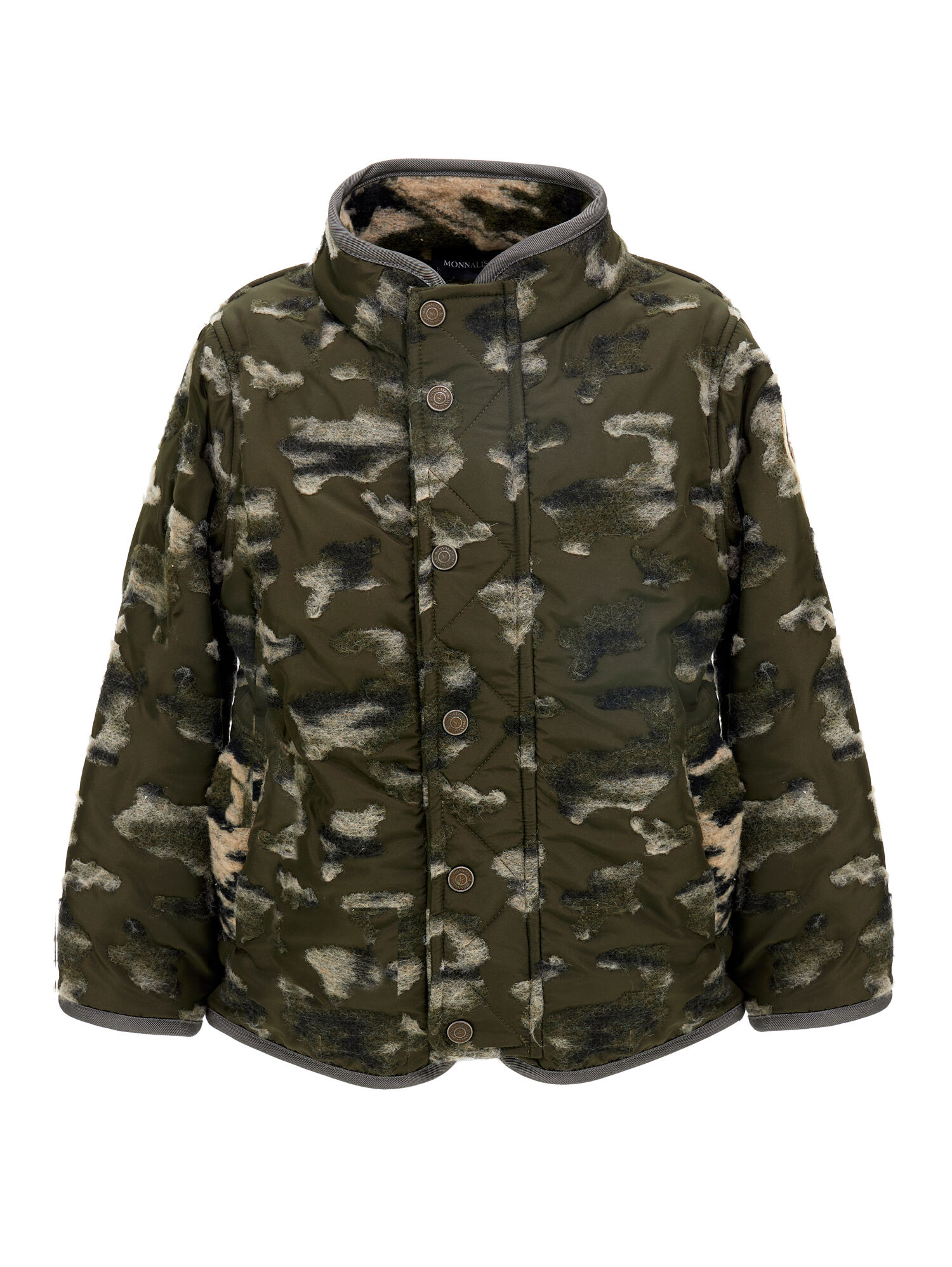 Giubbotto trapuntato camouflage bambino Monnalisa Italia