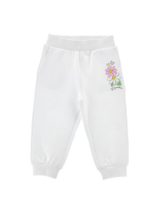 Jogger sweatshirt with daisies