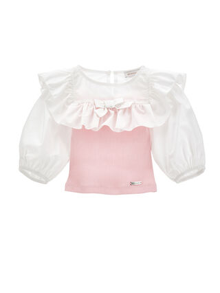 Top de algodón con viscosa