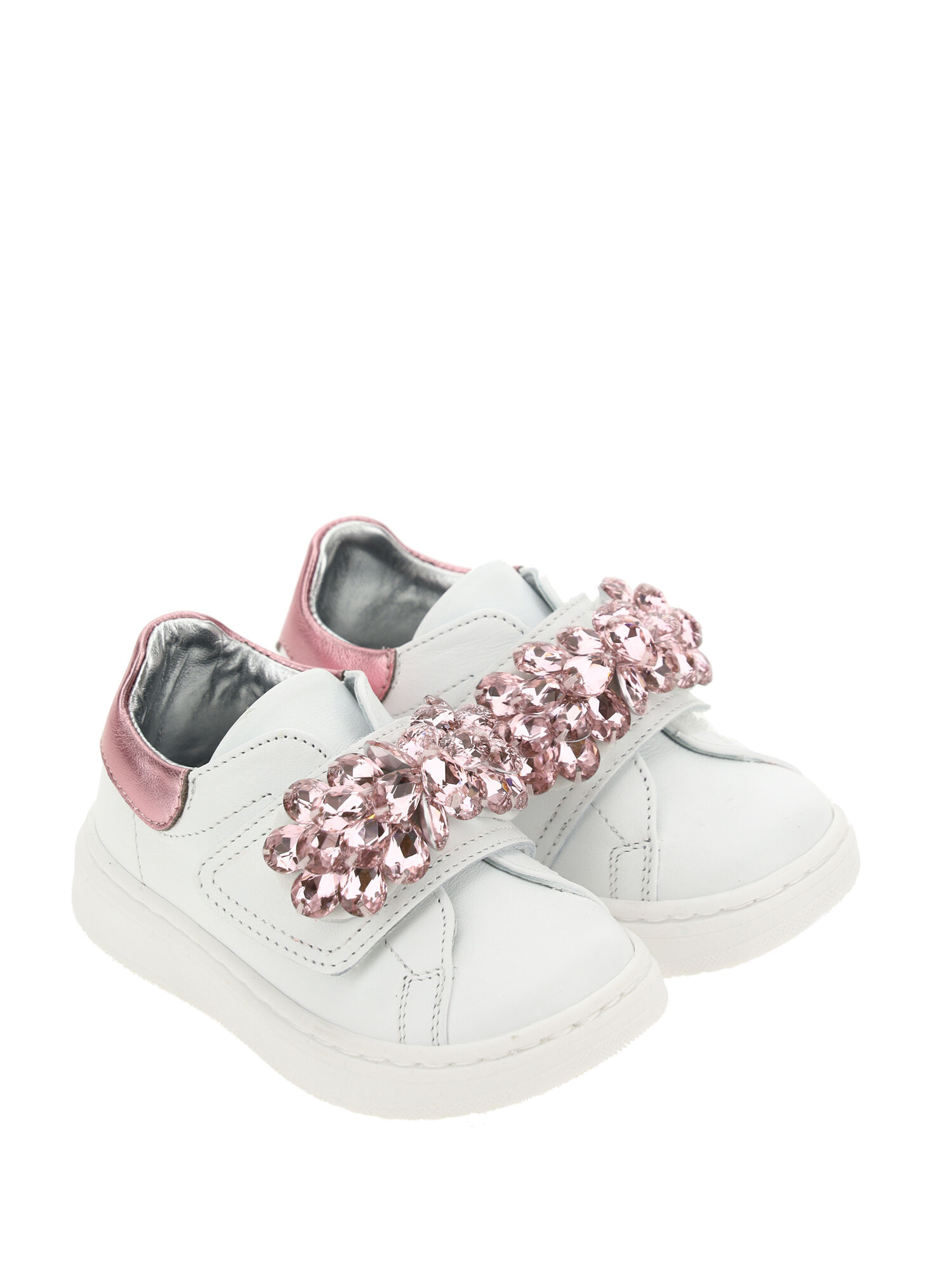 Tennis shoes with rhinestones girl Monnalisa Belgium