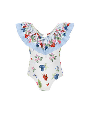 One-piece swimsuit fruits