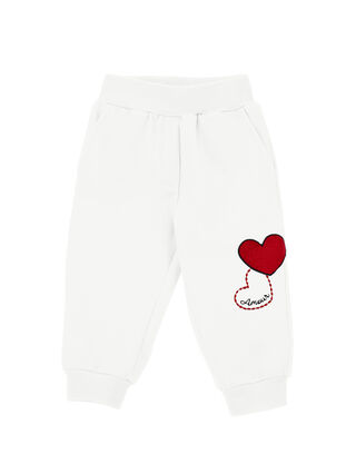 Heart fleece joggers