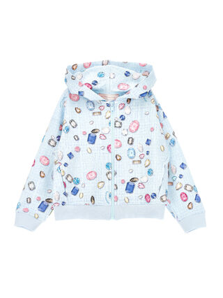 Толстовка с капюшоном Gems на молнии