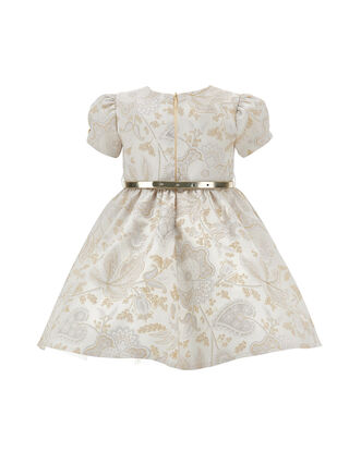 Fantasy dress with belt.