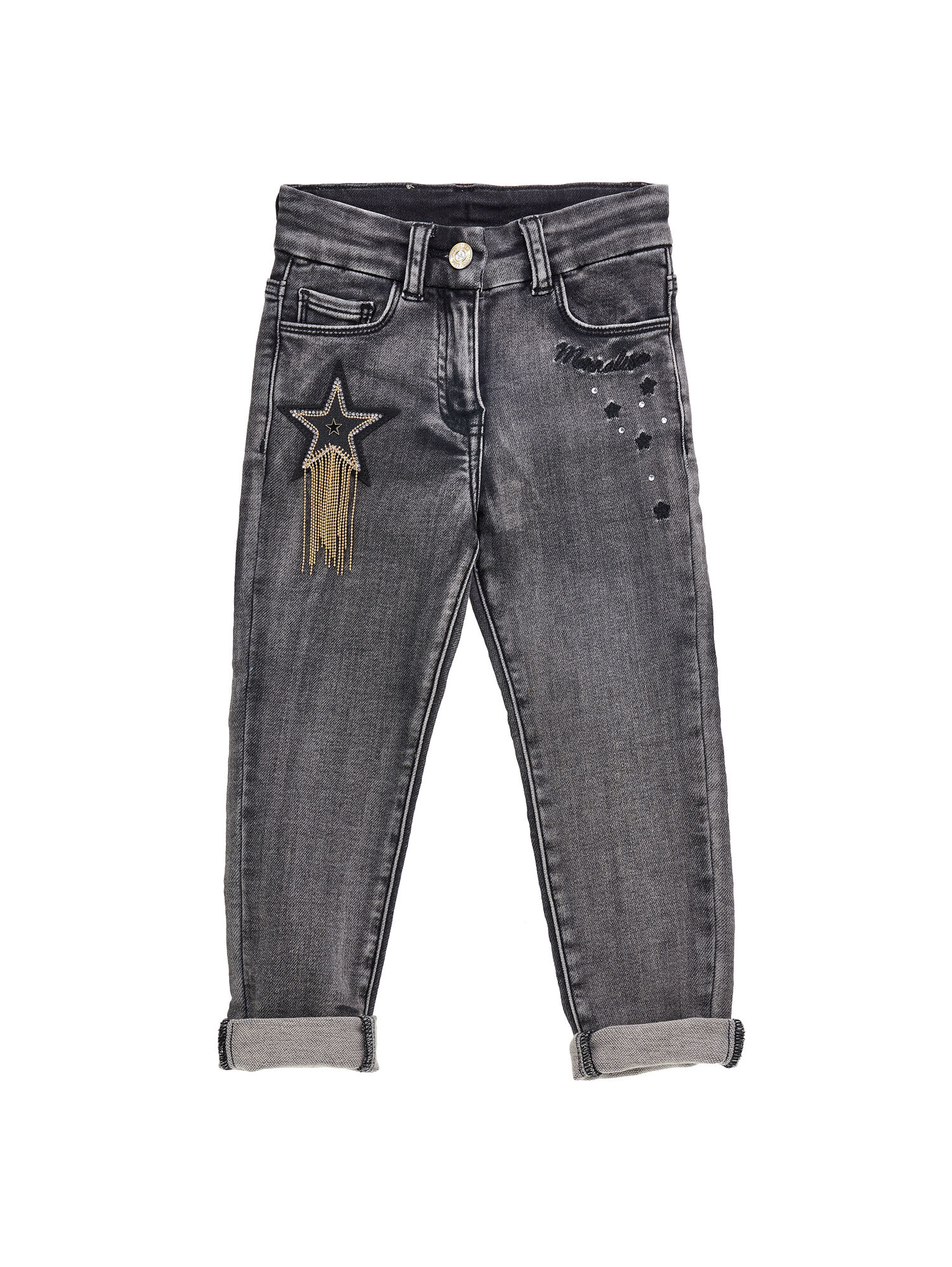 Denim jeans with pockets girl Monnalisa Romania