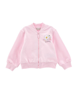 Cotton sweatshirt with zip