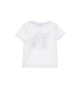 Embroidered jersey T-shirt