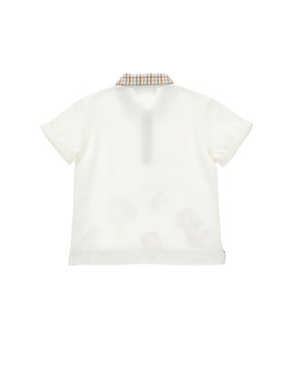 Polo with teddy bears and collar