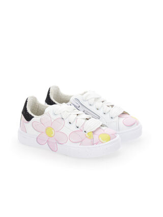 Bicast daisy tennis shoes