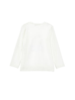 Skater T-shirt with rhinestones