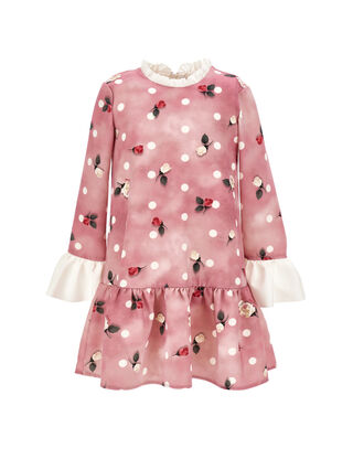 Платье из кади в горошек