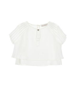 Pleated cocktail top