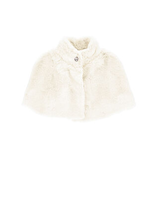 Fur plush cape