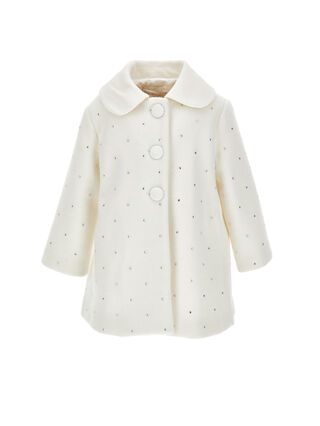 Stoffmantel mit Strass