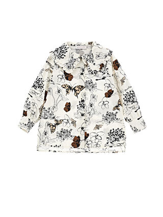 Camisa con maxicuello